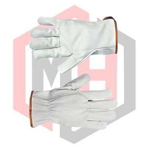 Gants de conduite en cuir de chèvre, couleur personnalisée, logo, antidérapants, doux, lisses, antistatiques, résistants aux déchirures, respirants, gants de sécurité - Product Image 6