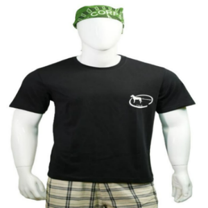 T-shirt pour homme en coton biologique 100% de haute qualité, col rond, logo imprimé à l'écran, manches courtes, coupe classique, respirant, décontracté - Product Image 3