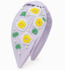 Diadema de Cabello Hecha a Mano con Bordado y Cuentas, Personalizada, de Moda, para Fiestas, Regalos Festivos, Accesorios Modernos y de Tendencia - Product Image 1