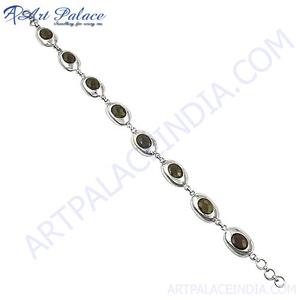 925 Sterling Silver <b>Gemstone</b> Simple <b>Bracelets</b>, Loose <b>Gemstone</b> <b>Bracelets</b> Jewelry - Product Image 1