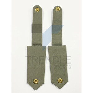 Épaulettes en fil de broderie doré vert olive de style albanais avec insignes de grade en chevron doré pour uniforme - Product Image 6