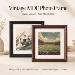 Square MDF Photo <b>Frame</b> Wooden Square <b>Picture</b> <b>Frame</b> Wall Mount Tabletop Display <b>Multiple</b> Sizes Family Portrait <b>Frame</b> - Product Image 4