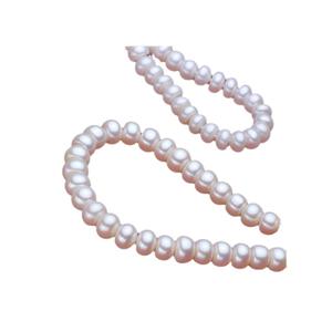 Collier plat à quatre côtés en perle d'eau douce avec boucle plaquée or résistante, impeccable XL105-178, prend en charge les lots mixtes - Product Image 5