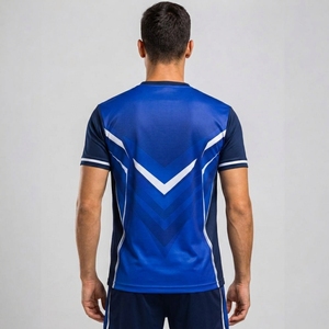 Customized Design <b>Soccer</b> Jersey Blank Plain Style Heat-Transfer Printing Sports Player Unisex Short Sleeve Breathable Quick Dry - Product Image 2