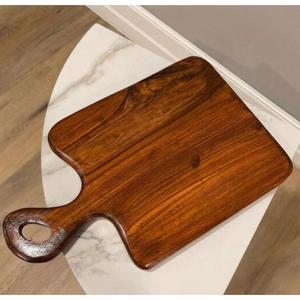 Planche à découper en bois avec poignée ronde - Product Image 2