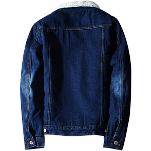 High Quality Custom Designed Men's Winter Canvas Denim <b>Jacket</b> Front Logo 100% Cotton Zipper Closure Breathable Outdoor Casual - Product Image 5