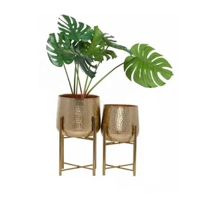 Top Trending Iron Planter <b>Pot</b> for Balcony and Terrace Gardens Stylish Metal Flower <b>Pot</b> with Elevated Stand - Product Image 4