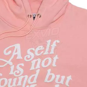 Hoodies décontractés slim fit avec impression en relief, disponibles en ligne, basiques, en coton mélangé, pour hommes - Product Image 4