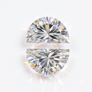 Diamantes Sueltos CVD de 2.00 Quilates, Corte Media Luna Brillante, Claridad VS1, Color EF, Diamantes Cultivados en Laboratorio para Joyería de Lujo, Venta al Por Mayor - Product Image 1