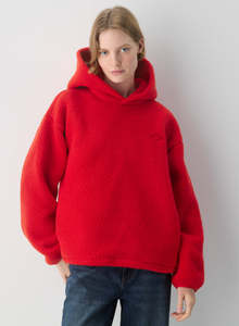 Wholesale Women Sherpa Hoodie Oversized Casual Streetwear OEM ODM Private Label USA Supplier - Product Image 4