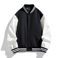 Blousons Bomber Universitaires Vintage Unisexe OEM ODM Hiver en Gros avec Patchs Chenille et Broderie Logo Imperméables
