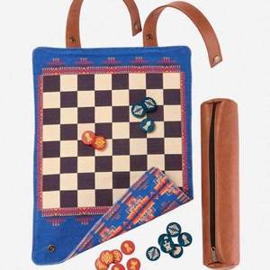 Bespoke Eco-Friendly Durable Foldable Leather <b>Backgammon</b> Game <b>Set</b> with Artisan Touch and Distinctive Vintage-Inspired Design - Product Image 5