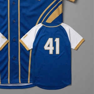 Camiseta de béisbol sublimada al por mayor con gráficos personalizados, colores vibrantes, malla transpirable para clubes y ligas de béisbol - Product Image 3