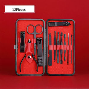 Professional 16-Piece Manicure Set Stainless Steel <b>Nail</b> Kit <b>Case</b> Portable Luxurious Style 5-in-1 <b>Nail</b> Clipper for Adult Grooming - Product Image 3