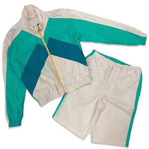 High Quality Customized Logo Print Streetwear Solid Windbreaker Tracksuits New Lightweight OEM Service Accepted Waterproof - Product Image 3