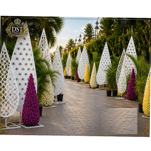 Marcos de Hojas Metálicas Desmontables para Decoración de Pasillos, DST Exports Manufacturers, Decoración Elegante y Estilizada para Entradas de Boda, Paneles Cortados con Láser - Product Image 1