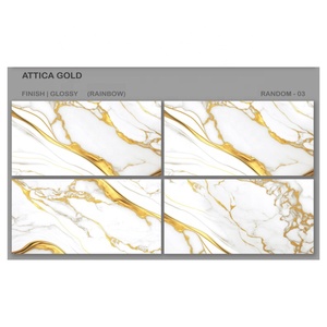 Fabriek Directe Verkoop Gouden Inktzwarte Serie Glanzend Afgewerkt 600X1200 Mm Porseleinen Vloertegels Digitale Verglaasde Geglazuurde Vloertegels - Product Image 4