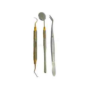 Kit d'instruments dentaires réutilisables pour l'entraînement et l'examen – Outils d'exploration professionnels ergonomiques à prise manuelle pour la chirurgie - Product Image 1