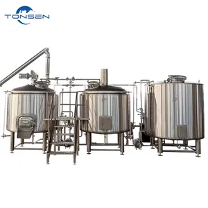 Brewhouse 1500l dan sistem Unit pembersih CIP portabel untuk peralatan pembuatan kue