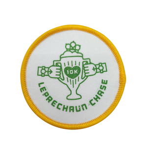 Circular Woven Patches For Sports Uniforms with Outdoor Woven Patches Style and Woven Patches For Clubs Trophy Graphic - Product Image 1