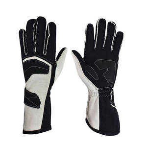 Guantes Profesionales de Carreras de Fibra de Carbono con Dedos Completos para Karting y Deportes de Motor, con Antideslizante - Product Image 4