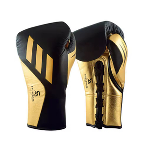 Gants de boxe en cuir véritable marron, style vintage, à sangles, pour entraînement MMA et Muay Thai, 2026 - Product Image 5