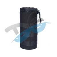 Pochette tactique Molle en nylon/polyester 600D confortable, respirante, personnalisable et multi-usages pour bouteille d'eau, idéale pour la survie en extérieur
