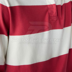Nouvelle Arrivée Direct Usine Chemise Homme Personnalisée Rayée Oversize à Manches Longues en Coton Tricoté pour Tenue Sportive Décontractée - Product Image 5