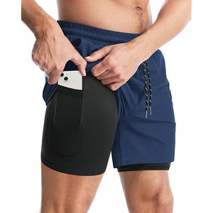 กางเกงขาสั้นออกกำลังกายสำหรับผู้หญิง มีกระเป๋า ใส่โทรศัพท์ได้ เอวสูง กันเห็นขาขณะสควอท เหมาะสำหรับโยคะ ฟิตเนส และกิจกรรมกีฬา - Product Image 2