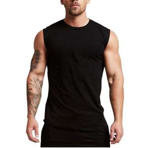 Camisetas de Tirantes de Algodón para Hombre, Chaleco Deportivo sin Mangas para Verano, Diseño Casual Ajustado para Gimnasio y Deportes - Product Image 4