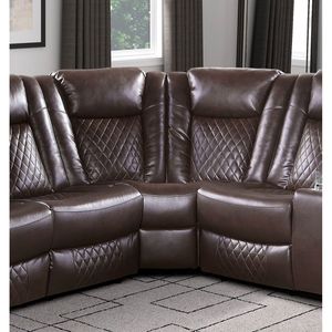 3 pezzi di lusso componibile componibile componibile per soggiorno Premium in ecopelle con rivestimento in peluche portabicchieri - Product Image 3