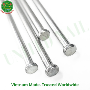 Clavos de acero de 3.7 pulgadas, clavos comunes de vástago liso y cabeza redonda para madera, de fábrica en Vietnam. |   clavo de uso general - Product Image 1