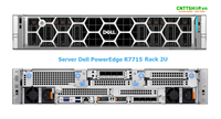 Serveur rack Dell PowerEdge R7715 2U, processeur AMD EPYC série 9005, DDR5 5600 MHz, 24x 2,5 pouces de stockage, iDRAC9