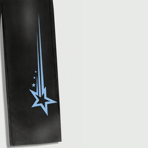 Conjunto Deportivo Personalizado Y2K para Hombre, Sudadera con Capucha y Pantalones Deportivos con Efecto Desgastado, Estilo Hip Hop Vintage, Corte Holgado, Moda de Invierno - Product Image 6