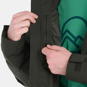 Veste thermique matelassée pour homme avec personnalisation de marque, coque coupe-vent et fabrication de haute qualité - Product Image 3