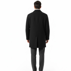 <b>Men's</b> Fashion <b>Overcoat</b> <b>Long</b> <b>Wool</b> Casual Winter Coat Real Fox Fur Breathable Quick Dry OEM Custom Logo Design Stylish Trench - Product Image 5
