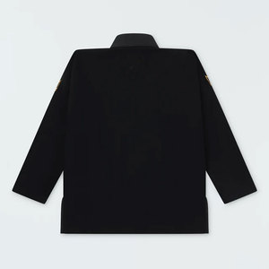 Kimono de Jiu-Jitsu Brésilien (BJJ) noir personnalisé, uniforme 100 % coton pour entraînement et compétition, logo OEM - Product Image 3