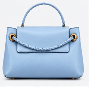 Sac à main élégant en cuir véritable de qualité supérieure pour femme, sac à bandoulière élégant pour tous les jours, grande capacité, bouton, OEM ODM - Product Image 1