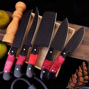 Juego de Cuchillos de Cocina de Nuevo Diseño, Cuchillo de Chef con Hoja de Acero con Alto Contenido de Carbono, Juego de Cuchillos de Cocina de la Mejor Calidad, Profesional y de Alta Calidad - Product Image 5