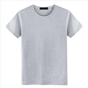 T-shirt Homme Noir Uni à Manches Courtes Col Rond Coupe Classique Qualité Supérieure 80% Polyester 20% Coton Vente en Gros - Product Image 4