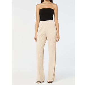 Pantalon plissé 100% polyester tissé, fabrication vietnamienne, vêtements pour femmes avec ceinture élastique, haute qualité, ODM/OEM - Product Image 3