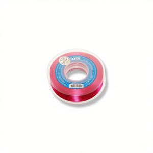 ริบบิ้นผ้าซาตินสีชมพูฟูเชีย 2.5 ม. 25 หลา D15 - Product Image 1