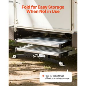 Kit Stabilizzatore Gradino RV Regolabile in Altezza, Acciaio Verniciato a Polvere, per Camper e Roulotte - Product Image 6