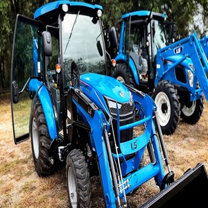 Tracteur agricole LS avec pompe, moteur, boîte de vitesses, roulement, chargeur frontal et pelle arrière - Expédition rapide - Product Image 5