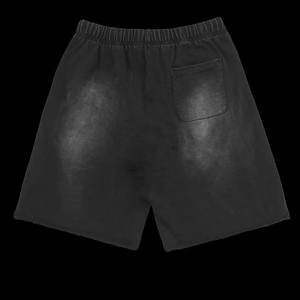 Shorts en coton tricoté de haute qualité pour femmes avec logo personnalisé, effet délavé, tendance et à la mode - Product Image 6
