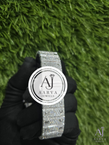 AARVA JEWELS นาฬิกาสแตนเลสสตีลสุดหรู 38 มม. ตัวเรือนทรงสี่เหลี่ยม ระบบควอตซ์อะนาล็อก หน้าปัดคริสตัลแซฟไฟร์ แฟชั่นสำหรับทุกเพศ - Product Image 4