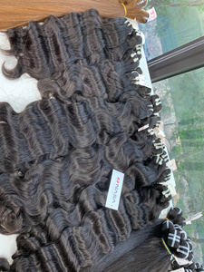 Extensiones de Cabello Humano Virgen Vietnamita de la Marca NASA, Cabello con Puntas Completas, Todos los Colores, Tono Claro, Ondulado, Logotipo Personalizado - Product Image 2