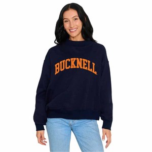 BUCKNELL Custom Made Cotton Crew <b>Neck</b> <b>Mock</b> <b>Neck</b> Sweatshirt Printing Applique Embroidery Vintage Fleece Pullover for Men Women - Product Image 2