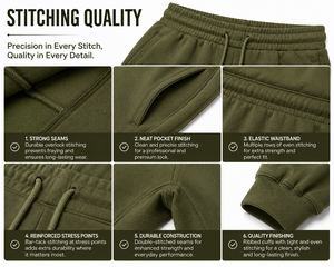 Pantalon de jogging pour homme, style athlétique, coton premium, coupe décontractée, tissu en coton, respirant, séchage rapide, pantalon formel - Product Image 6