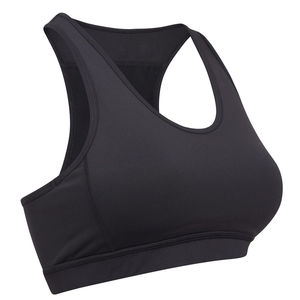 Soutien-gorge de sport sans couture pour femme, maintien élevé, avec logo frontal, bretelles réglables, tissu respirant pour le yoga - Nouvelle Arrivée - Product Image 2